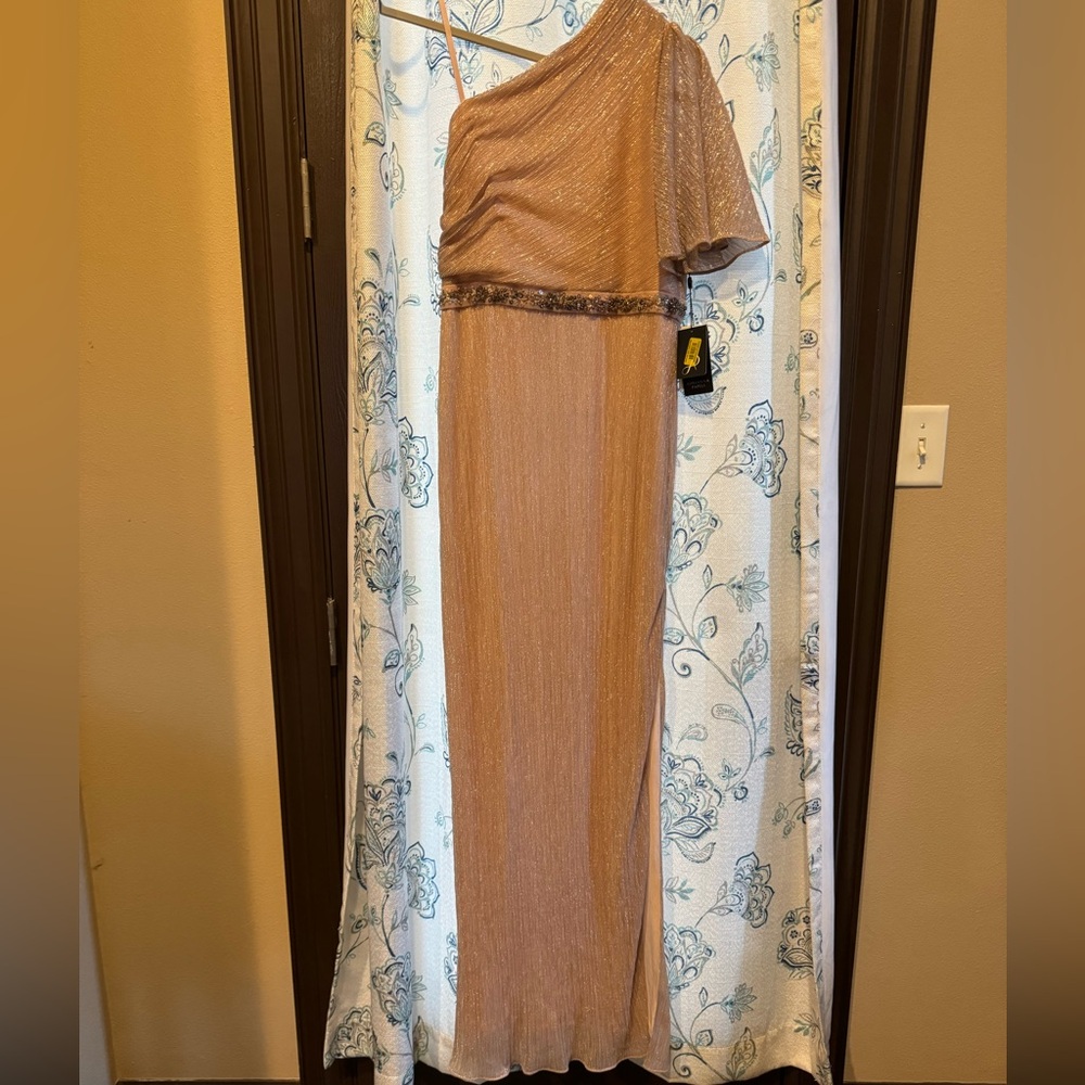 Adrianna Papell Formal Dress - Shimmer Blush